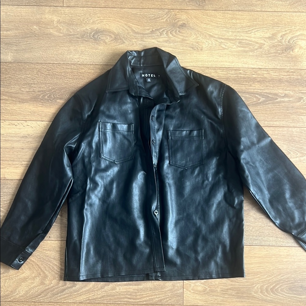 Motel Rocks Black Lightweight Shirt Jacket